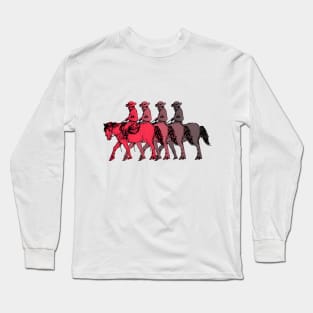 southern strings cowgirl pink 1 Long Sleeve T-Shirt